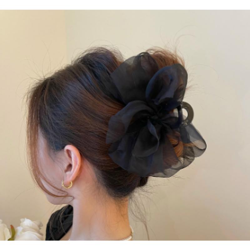 Новая сетчатая заколка с бантиком, женская коса, заколка для волос, элегантная заколка для волос для девочек, аксессуары для волос, подарок, головной убор