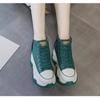 Женская обувь Pop Shoes, осенне-зимняя обувь Niche High-top, повседневная спортивная обувь на толстой подошве
