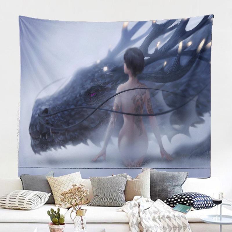 Фон настенная ткань гобелен живопись персонаж мультфильма призрак нож фреска гобелен декоративная живопись