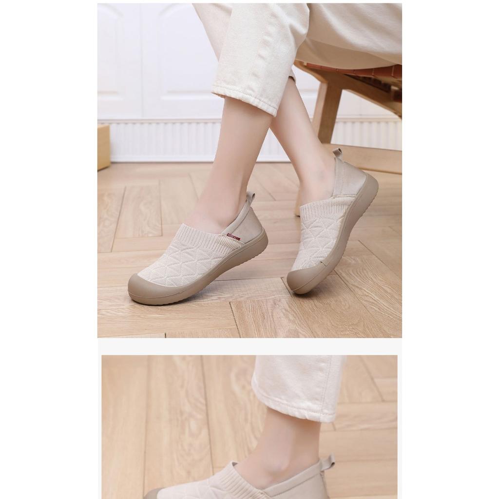 Женские тканевые туфли с мягкой подошвой, мягкой поверхностью, одним стременем, модные туфли, легкие, удобные, нескользящие, рабочие туфли, одинарные туфли