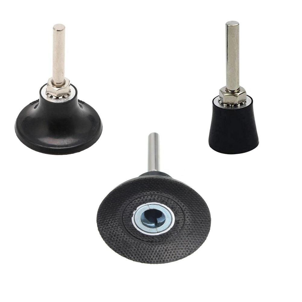 1Pc Sanding Discs Holder Roll Lock Disc Pad 25/50/75MM Back-up Pad With 1/4" Shank Fits For Most Grinders