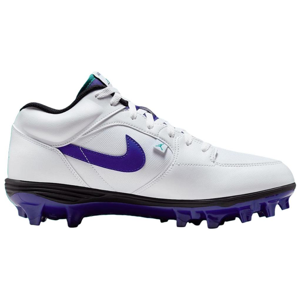 Air Jordan Stadium 90 Cleat Grape Unisex Sneakers White New-Emerald Black HQ0210-105