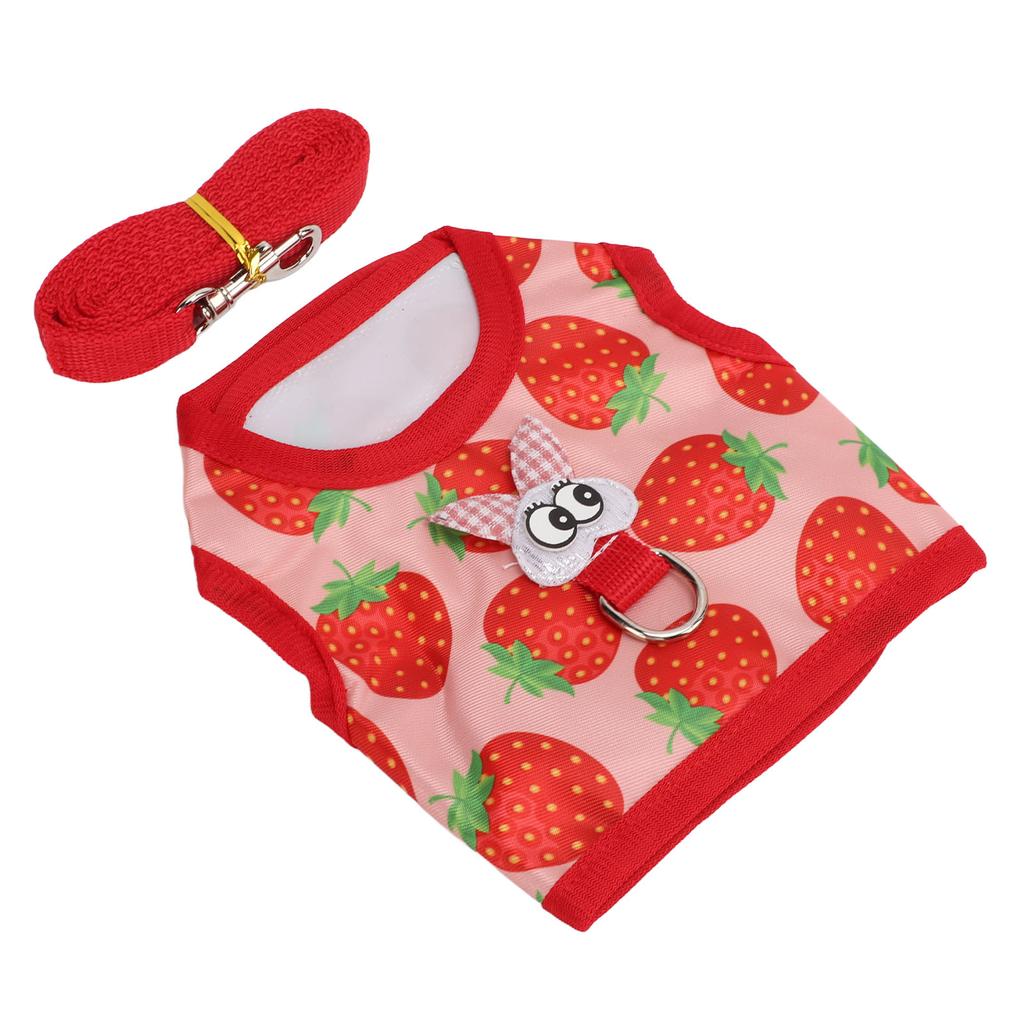 Одежда для домашних животных Bunny, жилет для маленьких животных с ремешком для хомяка Тоторо, золотистый медведь, кролик L