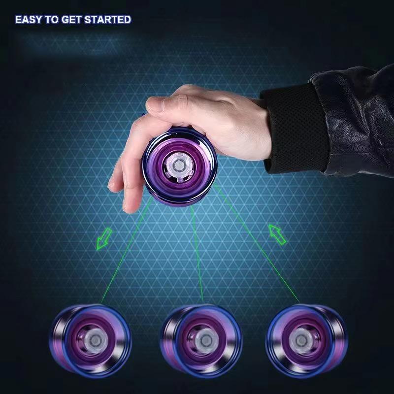 Йо-йо 1 шт. высококачественный профессиональный сплав материал детская ручная тяга линия игрушка простая в использовании