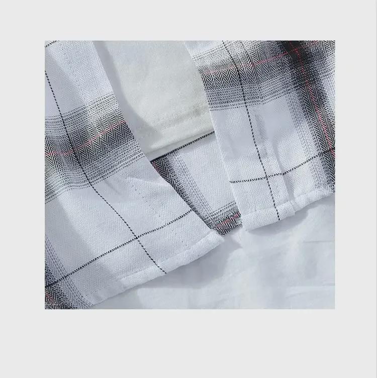 Мужская клетчатая рубашка с длинным рукавом в гонконгском стиле: Корейская осенняя мода, модная повседневная куртка