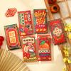 6Pcs Chinese Style 2026 Horse Year Red Envelope Paper Lucky Money Bag Red Pocket Birthday Gift