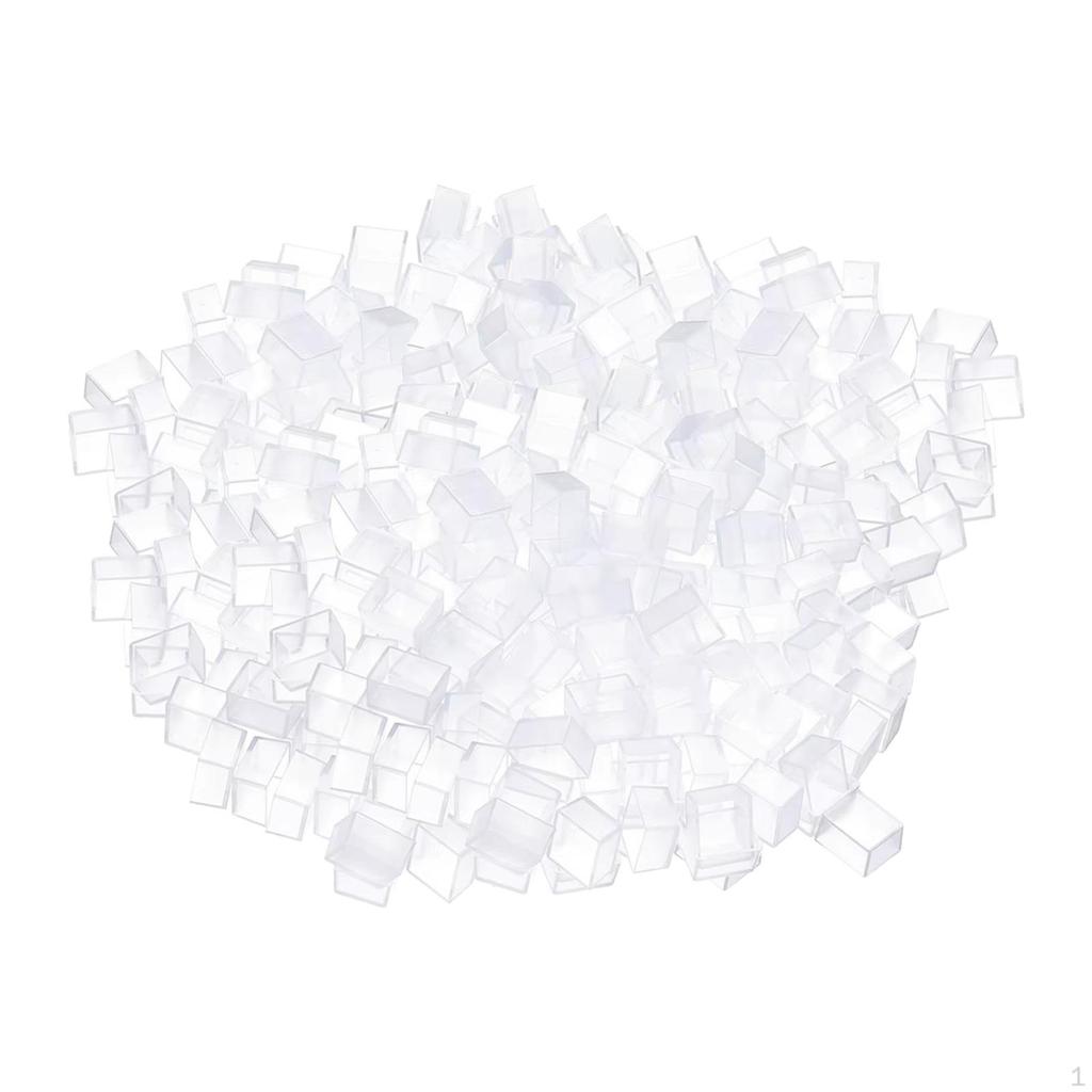 100 Empty Pieces Half-Casseroles Painted Half-Cas-Casseroles Paunted Pallet for Acrylic Palette