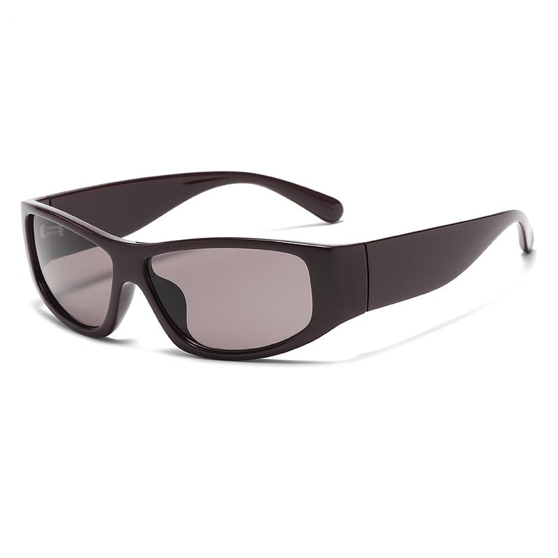 STORY Fashion Narrow Frame Y2K Sunglasses Women Men Trendy Oval Sports Cycling Sun Glasses UV Rectangle Cyberpunk Shades S17010H