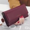 New Fashion Women Wallets Long Style Multi-functional Purse Fresh PU Leather Female Clutch Card Holder