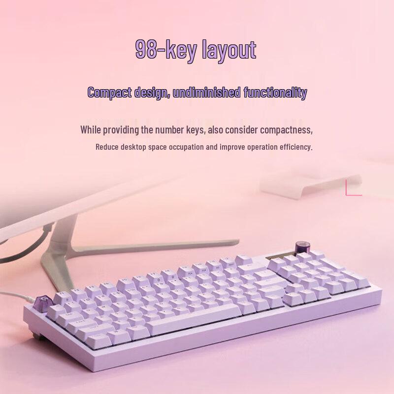 Механическая игровая клавиатура Logitech G316X с 98 клавишами, RGB-подсветкой и возможностью горячей замены