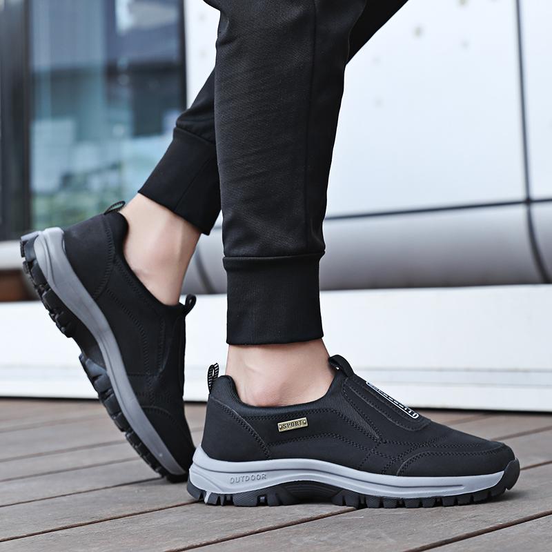 Повседневные кроссовки, новые мужские осенние кроссовки для тенниса на открытом воздухе, замшевые кроссовки на платформе, противоскользящие, для пешего туризма, дышащие, повседневные рабочие туфли