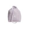 New Recycled Polyamide One Shoulder Crossbody Bucket Bags Handbags Small Size Women's Silver JJ2081