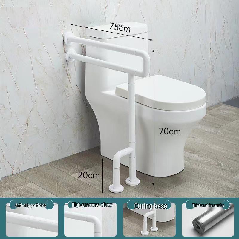 Ванная комната Поручень U-образной формы для пожилых - Безбарьерная нейлоновая ручка для душа/туалета