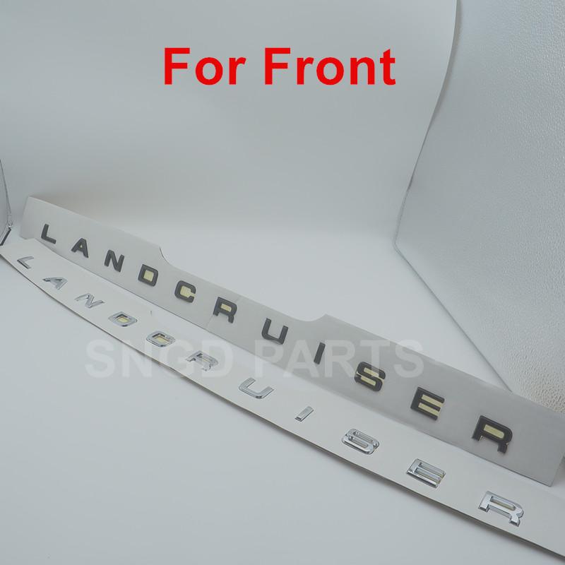 Pugzl8 Для Toyota Land Cruiser 300 Lc300 2021-2023 VXR GXR 3D Стикер с буквой Значок на заднюю дверь Эмблема Значок Модификация экстерьера эмблема