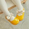 Baby Jam Girls' Bomi Flat Yellow-BB290