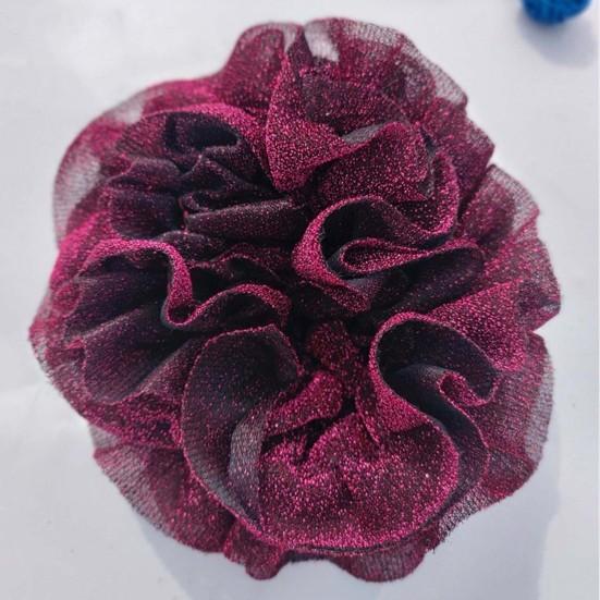 Flower Shape Hair Tie High Elastic Headwear Big Shining Hair Rope Hair Accessories