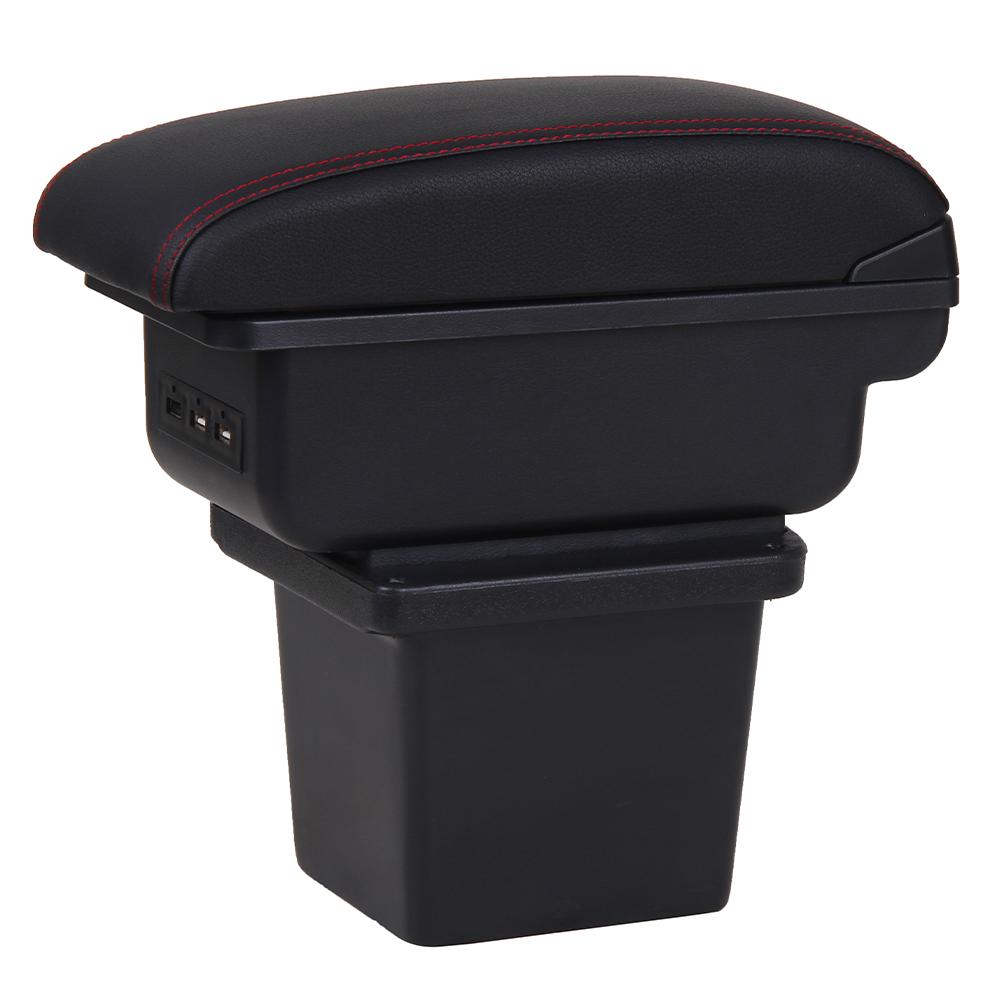 Для Hyundai Elantra Touring I30 FD i30cw 2007-2011 Автомобильный подлокотник, коробка для хранения на центральной консоли, аксессуары для хранения деталей интерьера, зарядка через USB