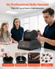 Rock Tumbler Kit, Rock Polishing Kit, 4 Speed Settings 9-Day Polishing Timer Stone Polishing Kit, Belt-Free Rock Polisher with Adapter & Overload