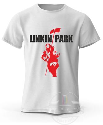 Футболка с возможностью персонализации, посвященная группе Linkin Park, Честер Беннингтон, гранж-рок, мультфильм «Безумные гонки», летняя, свободная, хлопковая.