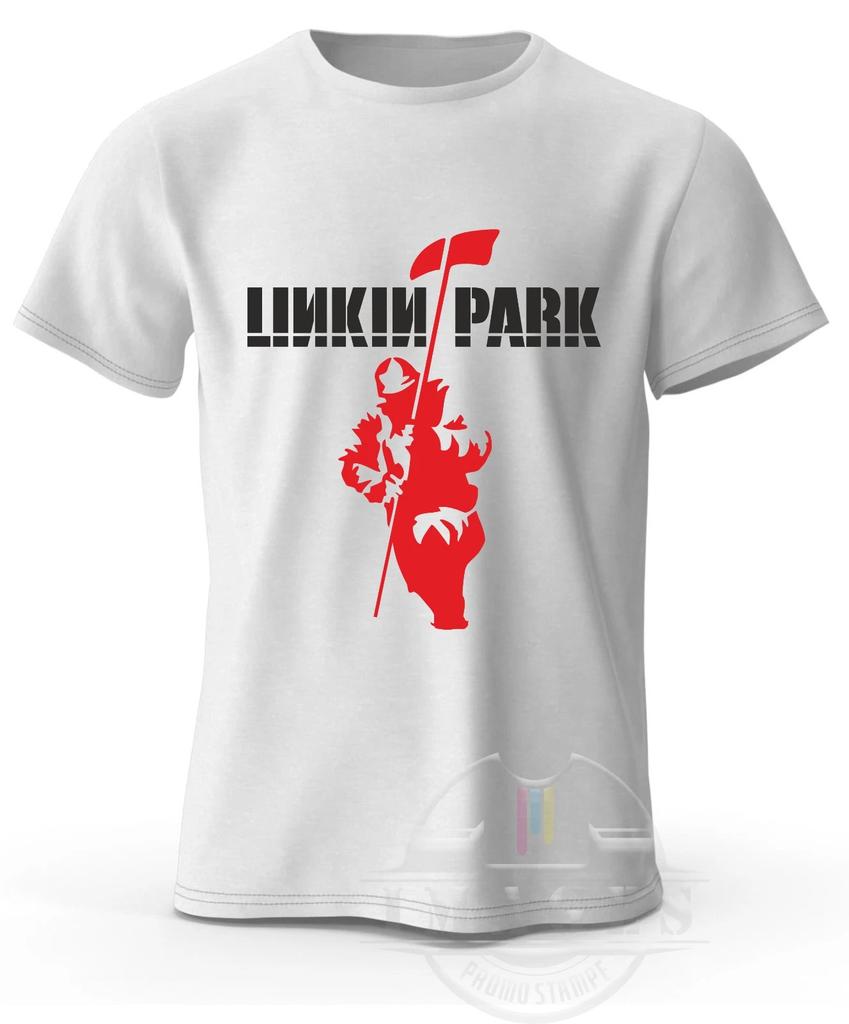 LINKIN PARK ЧЕСТЕР БЕННИНГТОН ГРАНЖ РОК-ГРУППА ПЕРСОНАЛИЗИРУЕМАЯ ФУТБОЛКА- Мультяшные Гонки на Выживание Лето Персонализированная Свободная Хлопок - ...