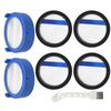 For AEG 8000 Cordless Vacuum Filter Kit Includes 2 Air Outlet and 4 Air Inlet Filters for Effective Dust and Allergen Removal