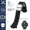 Для Casio g-shock GA-1000 1100 GW-4000 GW-A1100 A1000 Пластиковая сталь Ремешок для часов Черный Спортивный Ремешок на запястье Мужской ремешок Браслет