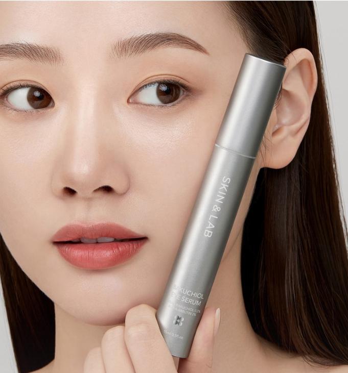 SKIN&LAB Bakuchiol Eye Serum 15ml | Anti-Aging Eye Care | Korean Skincare