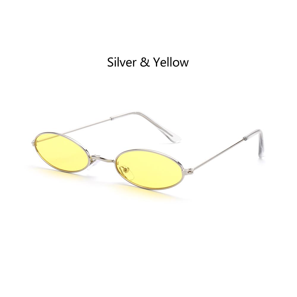 1 шт. Модный дизайн Ретро Маленькие Овальные Солнцезащитные Очки Vintage Shades Sun Glasses Для Мужчин Женщин Очки с Защитой от Синего Света