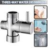 Kell 3-Way Shower Arm Diverter Valve Solid Brass Shower Splitter For Shower Head G1/2