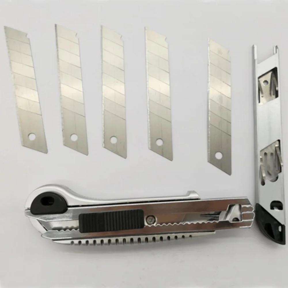 Damaly Utility Knife 5-round Wallpaper Knife Paper Cutter Stainless Steel Wallpaper Knife Multi-purpose Cutter