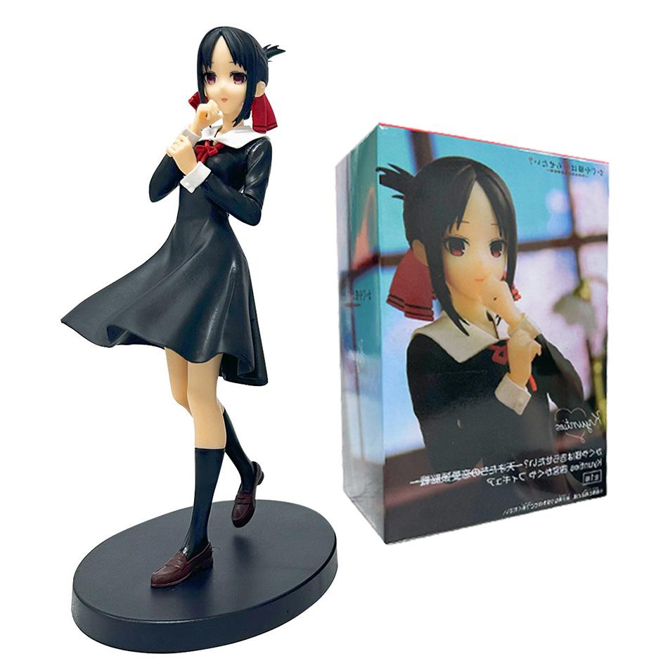 Любовь - это война 18 см Аниме Фигурка Кавайная Девушка Фудзивара Чика и Синомия Кагуя Экшн Коллекционная Модель Кукла Игрушка Подарок