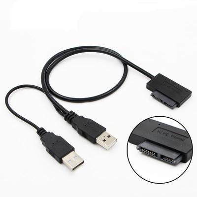 Кабель CD-ROM USB-адаптер 7+6 DVD 13-контактный SATA для ноутбука HDD Drive Slimline