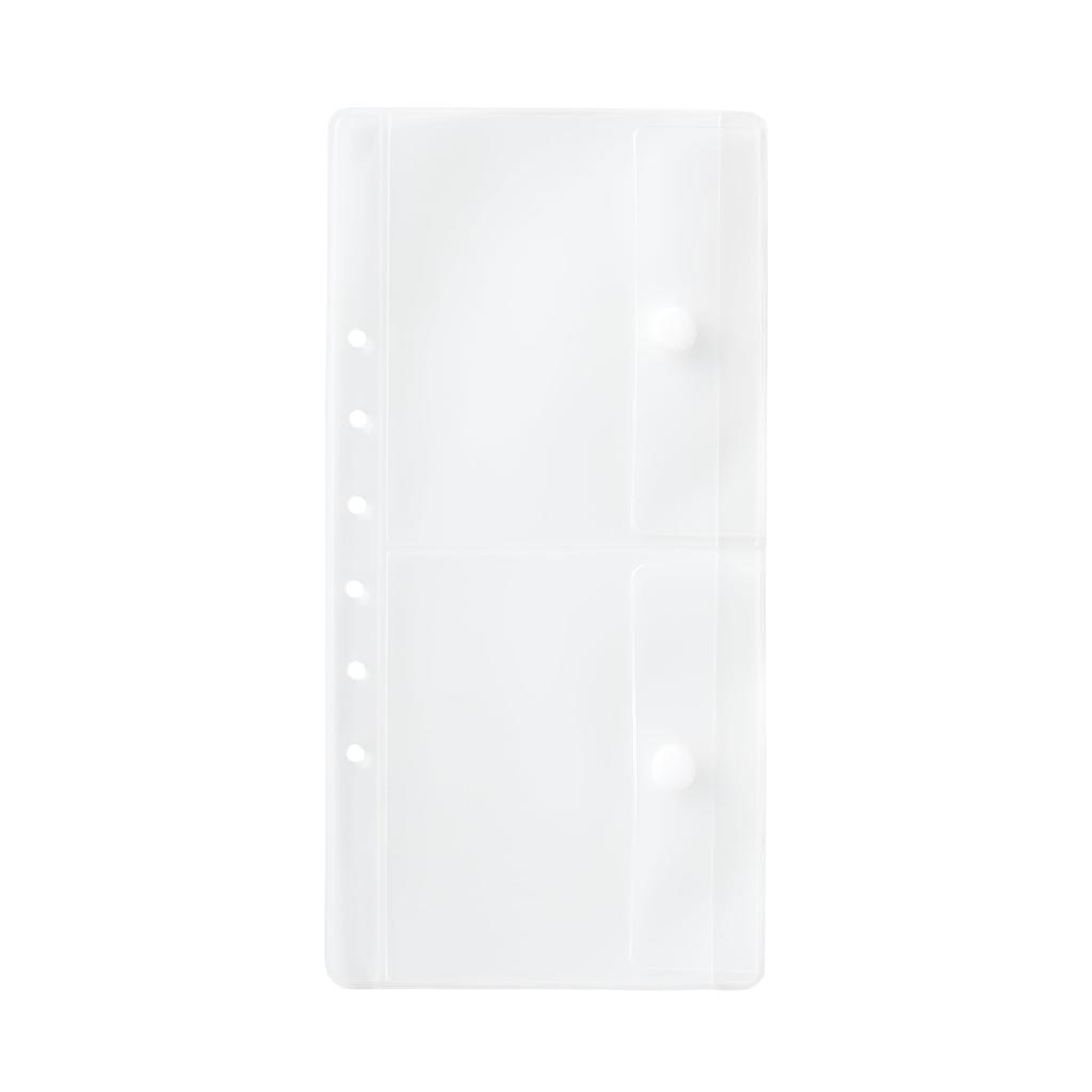 MUJI Кошелек для паспорта Прозрачный карман с 20 x 10 OHF43A0A Сменный блок, Разделитель, Прибл.. см,