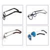 Anti-Slip Eyeglass End Temple Tips Soft Cotton Fabric Frame Leg Glasses Retainer Cushion Ear Sock Sleeve Comfort Eyewear