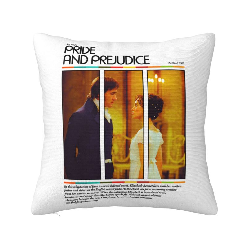 Fitzwilliam Darcy Style Throw Pillow Covers Decoration Pride And Prejudice Sofa Chair Cushion Cover Polyester Cozy Pillowcase