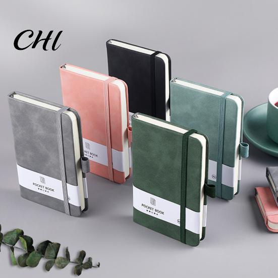 Easy To Find Notebook Stylish Portable Diary with Elastic Strap Durable With Design Compact Record Notepad for Home Office Travel-friendly