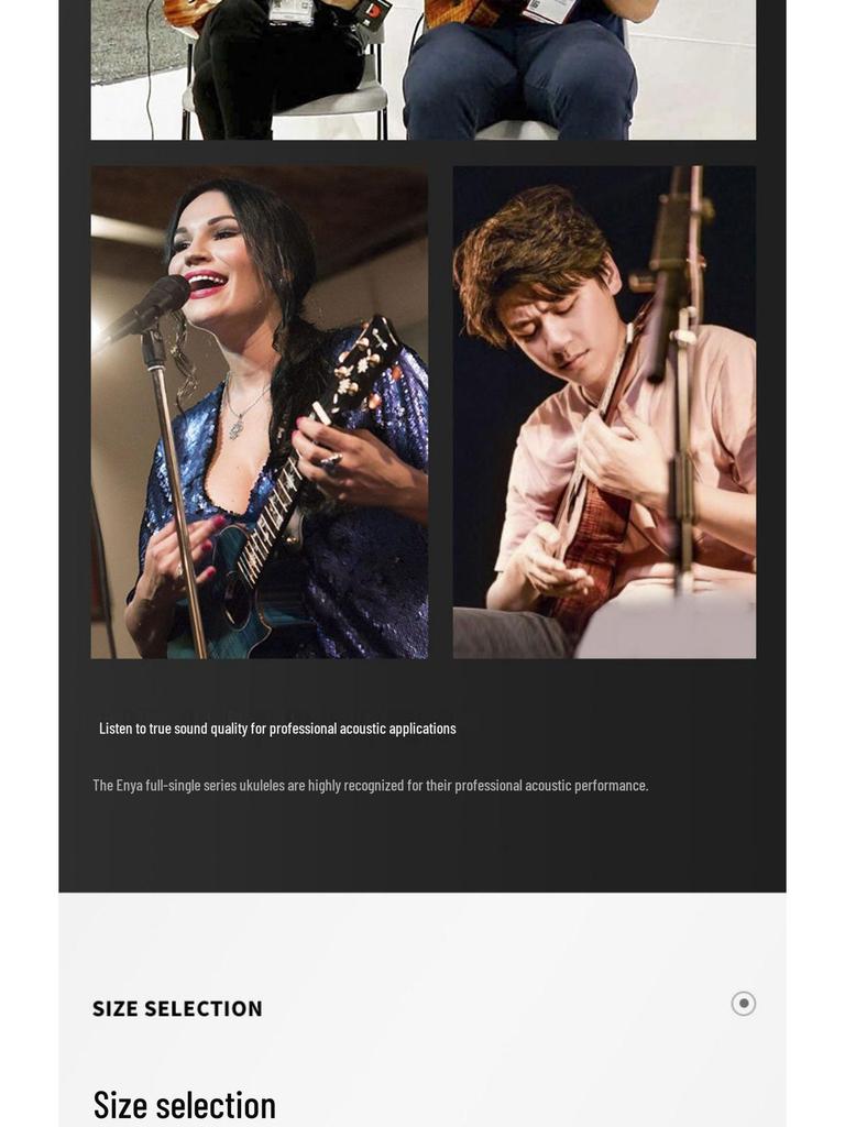 ENYA Mahogany MS All Solid 23" Female Beginner Ukulele