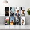 Чехол для телефона A-Aron P-piper для Samsung S25,24,23,22,30,21,10,9,Ultra,Plus,Lite,FE,4,5 G Мягкий черный чехол