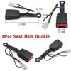 1 Pcs Car Front Seat Belt Lock Buckle Socket Camlock Plug Connector Warning Cable