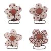 Cotton Pacifier Clips DIY Pacifier Clip Pacifier Clip Holder for Teething Baby Toddler Cute Small Flower Shaped Durable