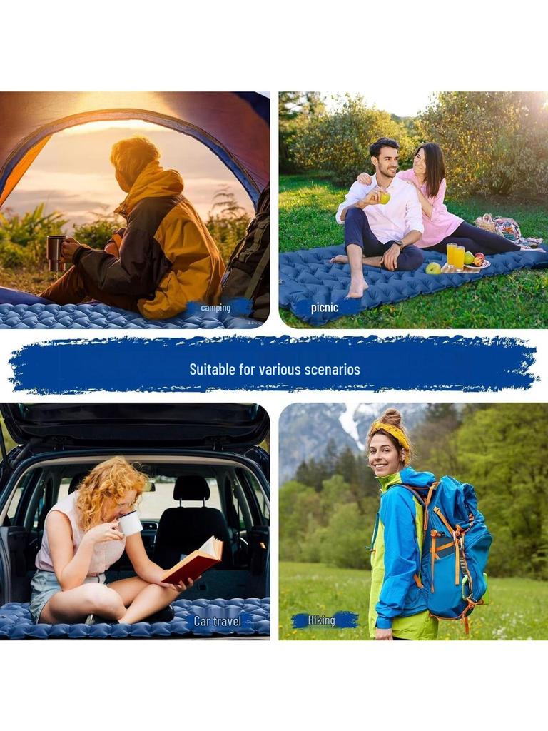 Z5J Foot-Pump Self-Inflating Double Outdoor Mattress