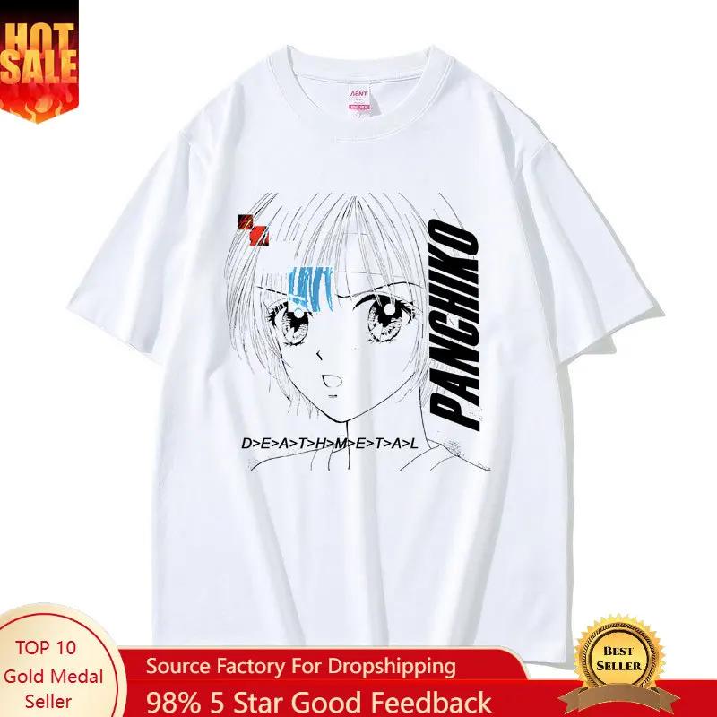 Rock Band Panchiko DEATHMETAL Album Graphic Print Tshirt Unisex Unisex Vintage Casual Tshirts Male Oversized Tees Gothic Streetwear