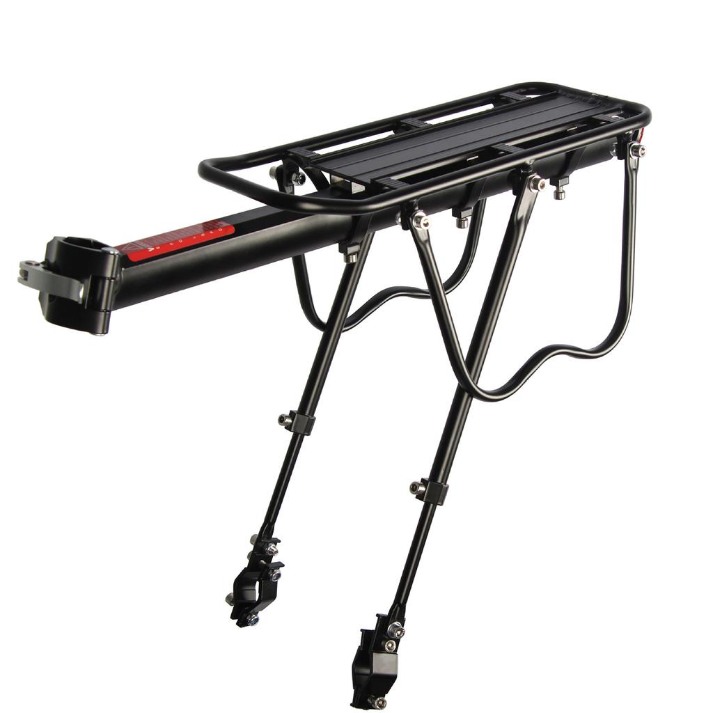 Практичный задний багажник для велосипеда Удобный багажник для велосипеда для легкой перевозки багажа Велобагажник
