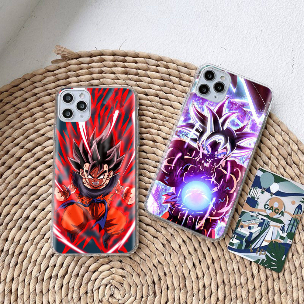 Чехол DT36 Dragon Ball для Samsung A04 A14 A23 A34 A54 M23 M33 M52 M53 Realme 10 9 C30S C35 C55 VIVO Y02S Y21 Y33S Y51 X80 Pro Прозрачная крышка