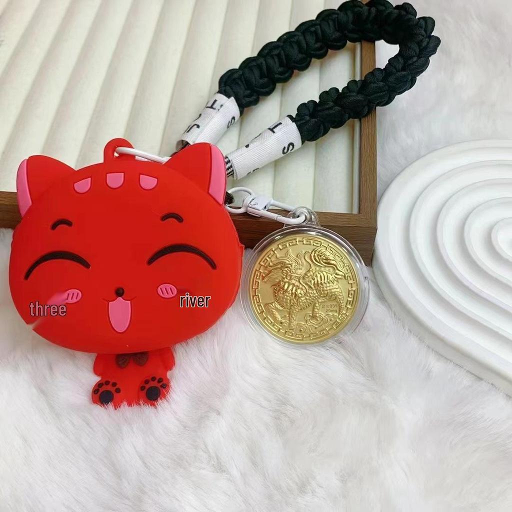 Шуйбэй Мир и Радость Котенок Золотой Кулон Брелок