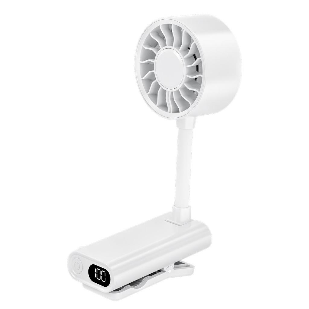Weilexing 360° Portable Clip-On Fan with Digital Display