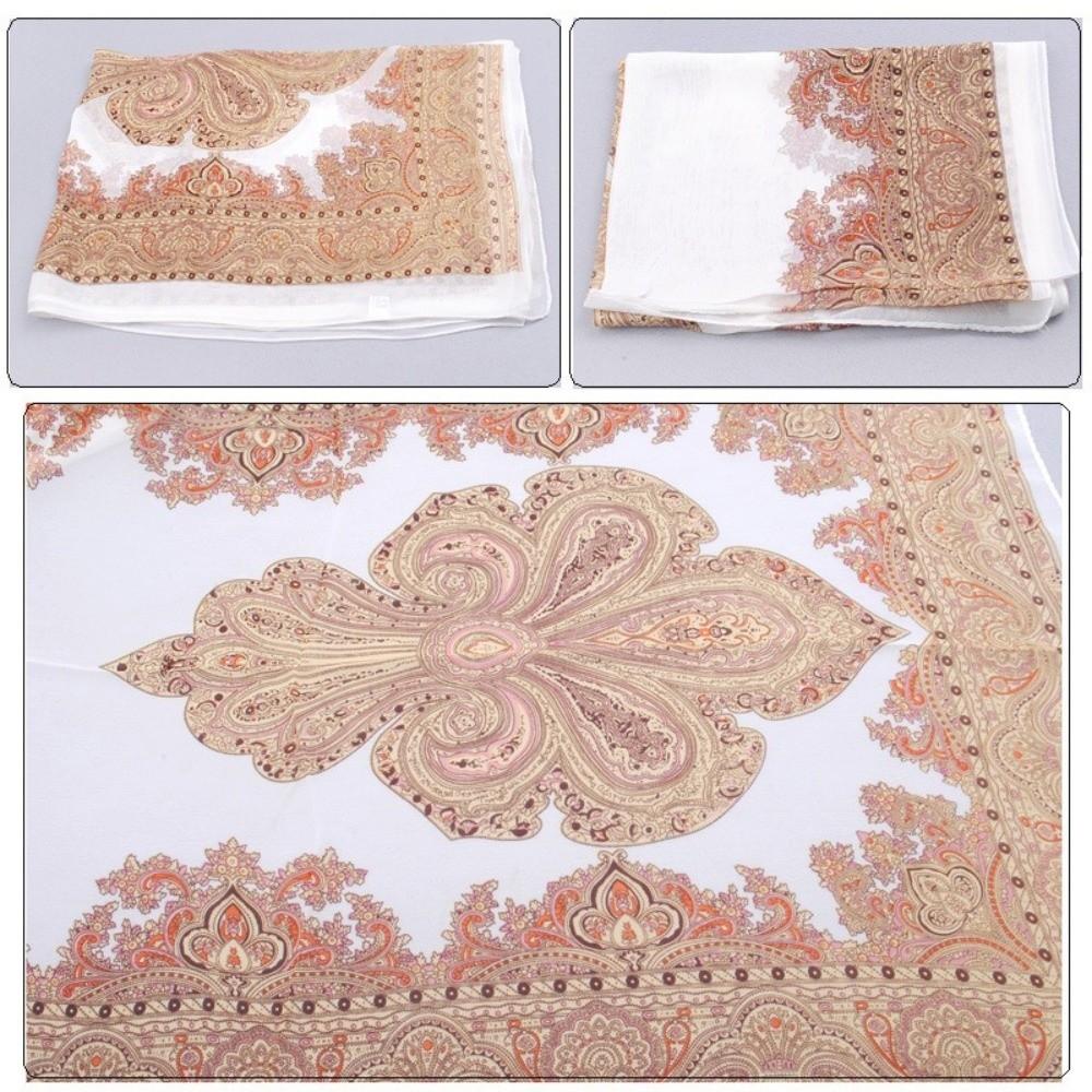 160*50cm Long Wrap Shawl Sunscreen Beach Gauze Scarf Elegant Chiffon Scarf  for Women