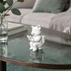 3D-печатная статуэтка свиньи, мини-фигурка свиньи с матовой поверхностью, устойчивая к загрязнениям, милый поросенок, читающий на унитазе, украшение