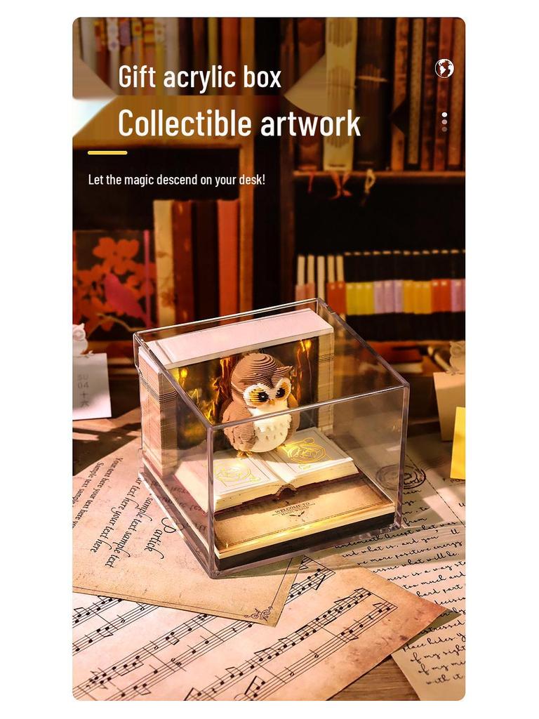 Harry Potter Magic Eagle 3D Paper Sculpture Sticky Notes Ornament