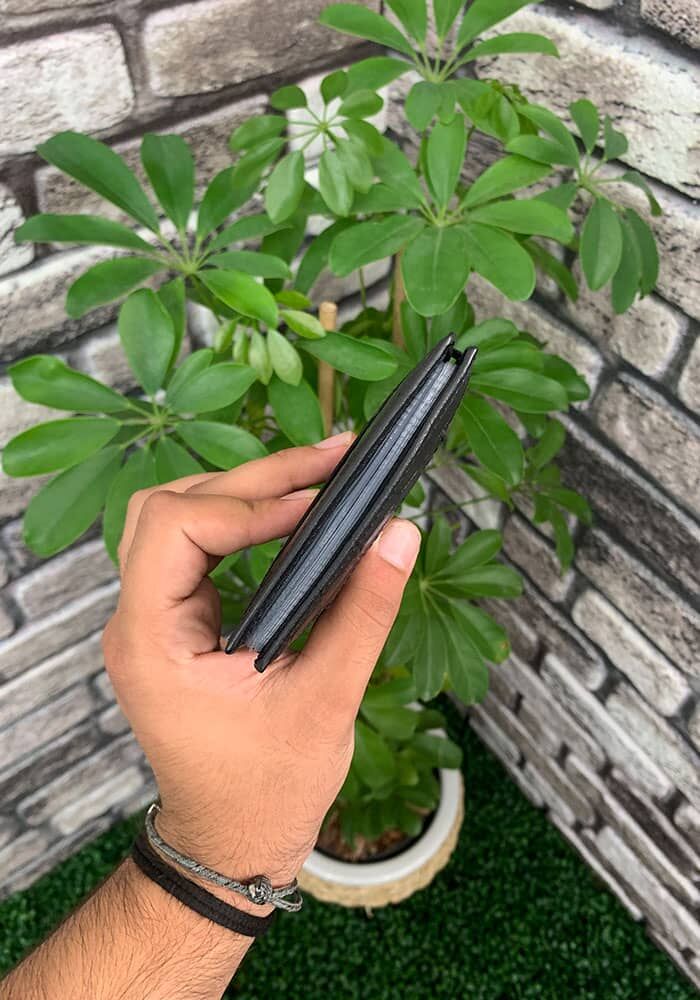 Guard Эластичный спортивный держатель для карт с черным крокодиловым узором